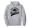 Busy Raising Ballers Baseball Cheer Mom Hoodie - Unique Graphic Men Women - T-Shirt, Sweatshirt, Hoodie