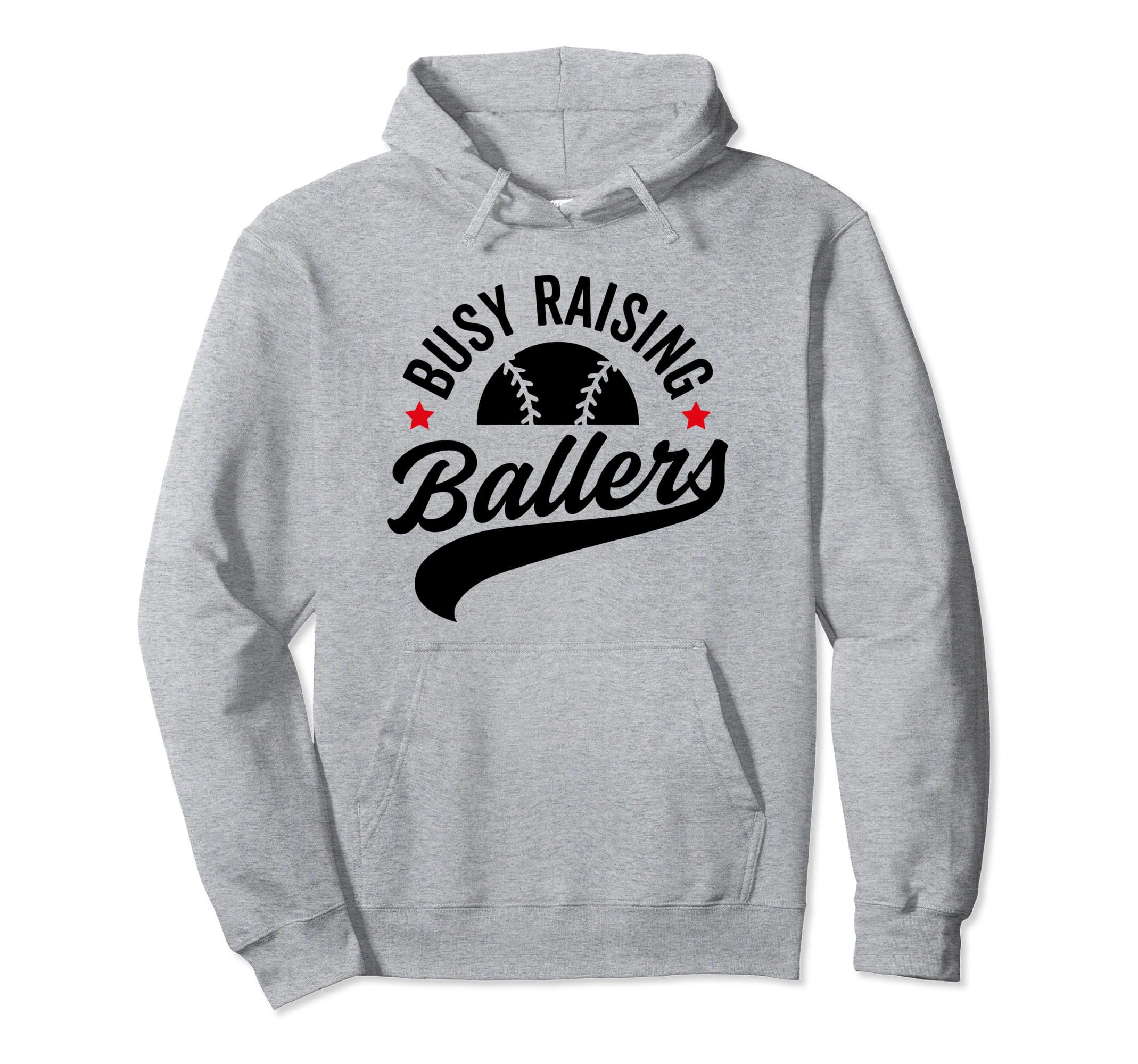Busy Raising Ballers Baseball Cheer Mom Hoodie - Unique Graphic Men Women - T-Shirt, Sweatshirt, Hoodie