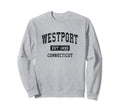 Westport Connecticut Ct Sports Black Sweatshirt - Custom Art Print Unisex - T-Shirt, Sweatshirt, Hoodie