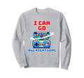 I Can Go All Night Long Gaming Pixel Sweatshirt - Custom Art Print Unisex - T-Shirt, Sweatshirt, Hoodie