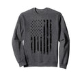 Distressed American Flag Sweatshirt - Unique Graphic Men Women - T-Shirt, Sweatshirt, Hoodie