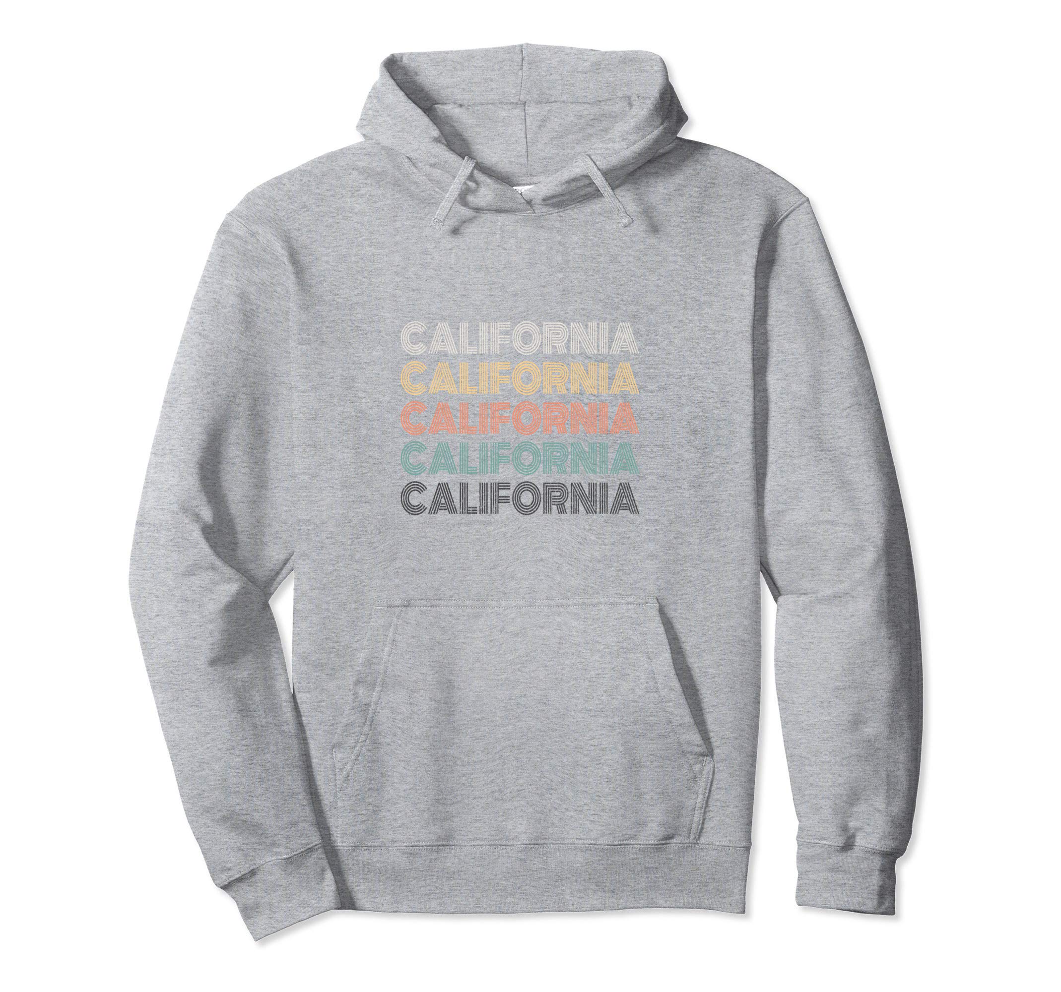 California Distressed Hoodie - Minimalist Print Men Women - T-Shirt, Sweatshirt, Hoodie
