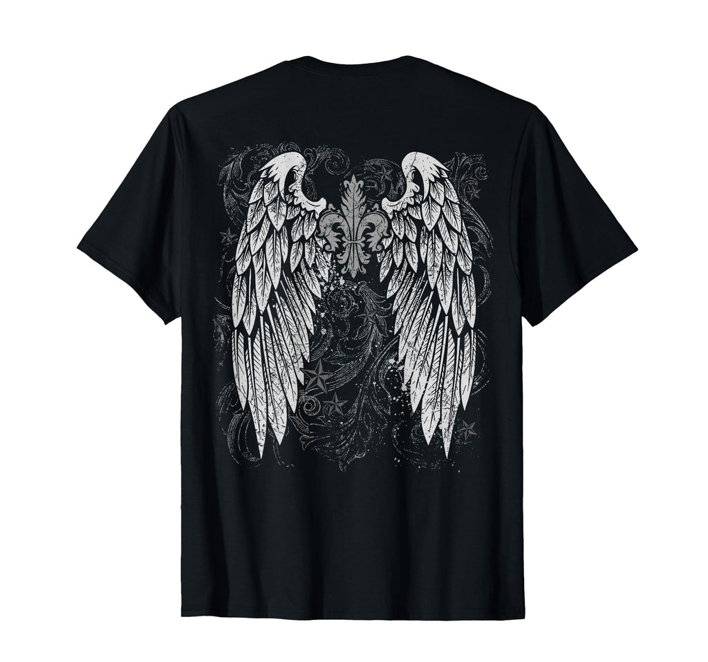 Grunge Wings Angel Back Y2K 2000S T-Shirt - Streetwear Style Men Women - T-Shirt, Sweatshirt, Hoodie