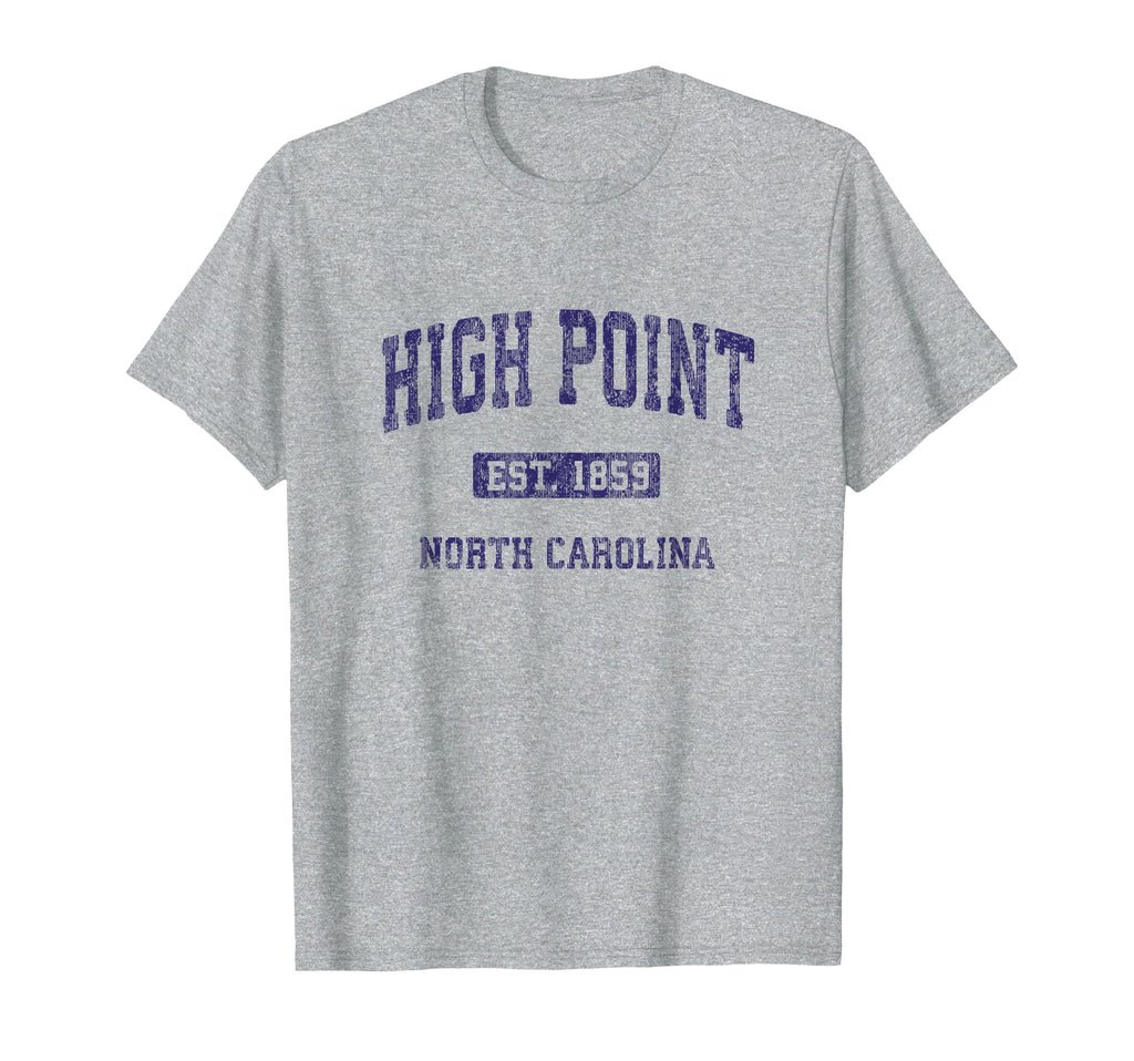 High Point North Carolina Nc Athletic T-Shirt - Novelty Apparel Unisex - T-Shirt, Sweatshirt, Hoodie