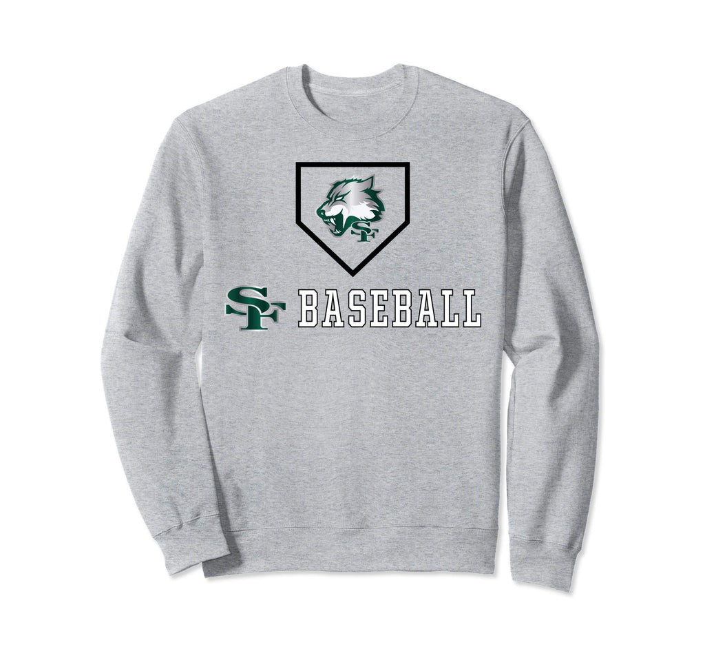 Santa Fe High School Wolves Baseball Sweatshirt - Novelty Apparel Unisex - T-Shirt, Sweatshirt, Hoodie