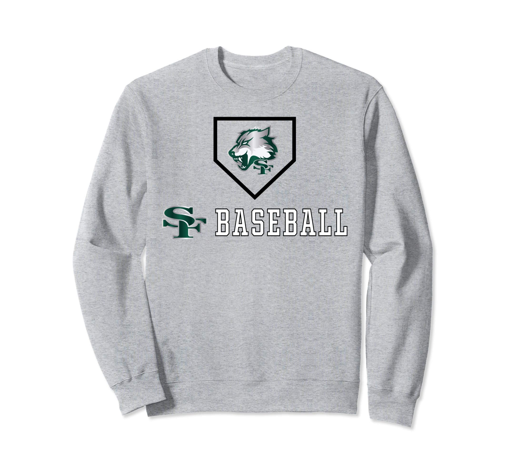 Santa Fe High School Wolves Baseball Sweatshirt - Novelty Apparel Unisex - T-Shirt, Sweatshirt, Hoodie