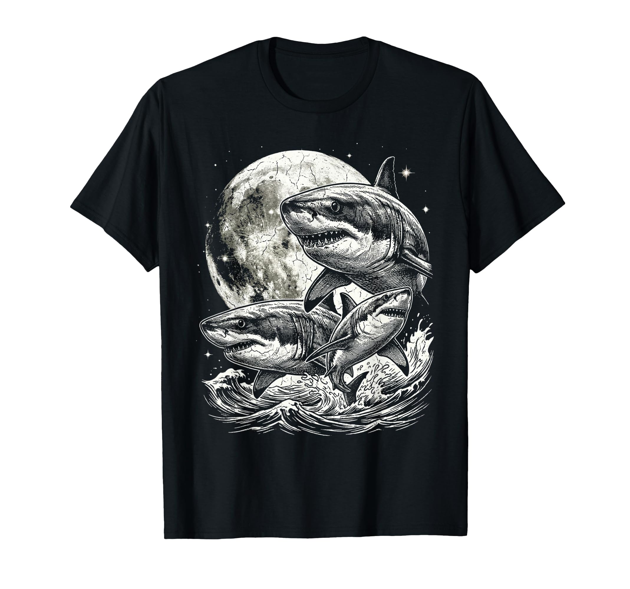 Shark 90S Aesthetic Y2K Shark T-Shirt - Minimalist Print Unisex - T-Shirt, Sweatshirt, Hoodie
