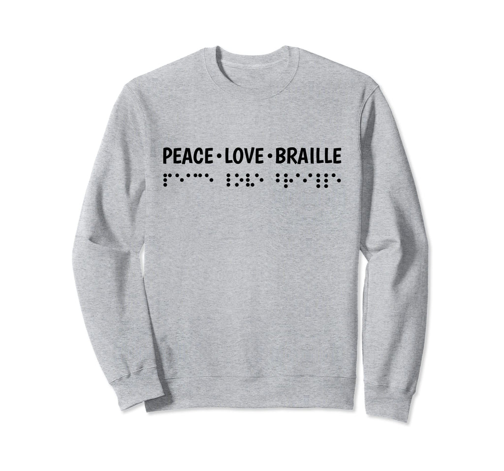 World Braille Day Braille Awareness Hoodie - Novelty Apparel for Adults - T-Shirt, Sweatshirt, Hoodie
