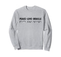 World Braille Day Braille Awareness Hoodie - Novelty Apparel for Adults - T-Shirt, Sweatshirt, Hoodie