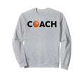 Basketball Coach Trainer Distressed Sweatshirt - Aesthetic Graphic Unisex - T-Shirt, Sweatshirt, Hoodie