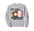Baseball Mama Hot Mess Always Stressed Sweatshirt - Unique Graphic Unisex - T-Shirt, Sweatshirt, Hoodie