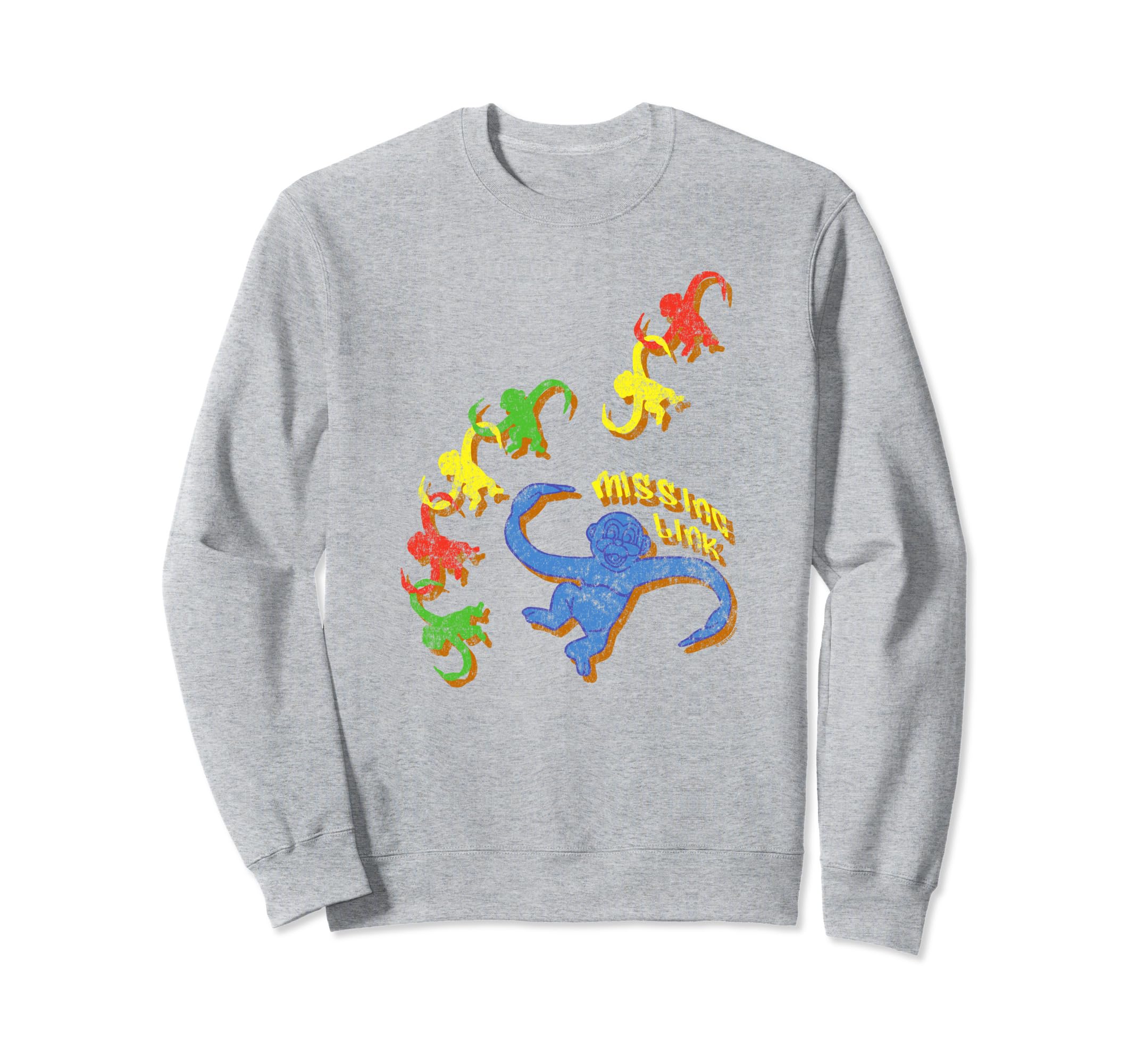 Barrel Monkeys Missing Link Sweatshirt - Trendy Graphic Men Women - T-Shirt, Sweatshirt, Hoodie