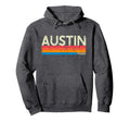 Tx Hometown 70S 80S Austin Texas Hoodie - Graphic Print for Adults - T-Shirt, Sweatshirt, Hoodie