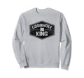 Cornhole King Distressed Sweatshirt - Custom Art Print for Adults - T-Shirt, Sweatshirt, Hoodie