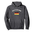 Germany Flag Deutschland Distressed Hoodie - Fun Novelty Design for Adults - T-Shirt, Sweatshirt, Hoodie