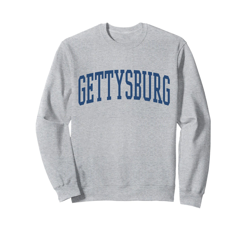 Varsity Grey Gettysburg Sweatshirt - Aesthetic Graphic Unisex - T-Shirt, Sweatshirt, Hoodie