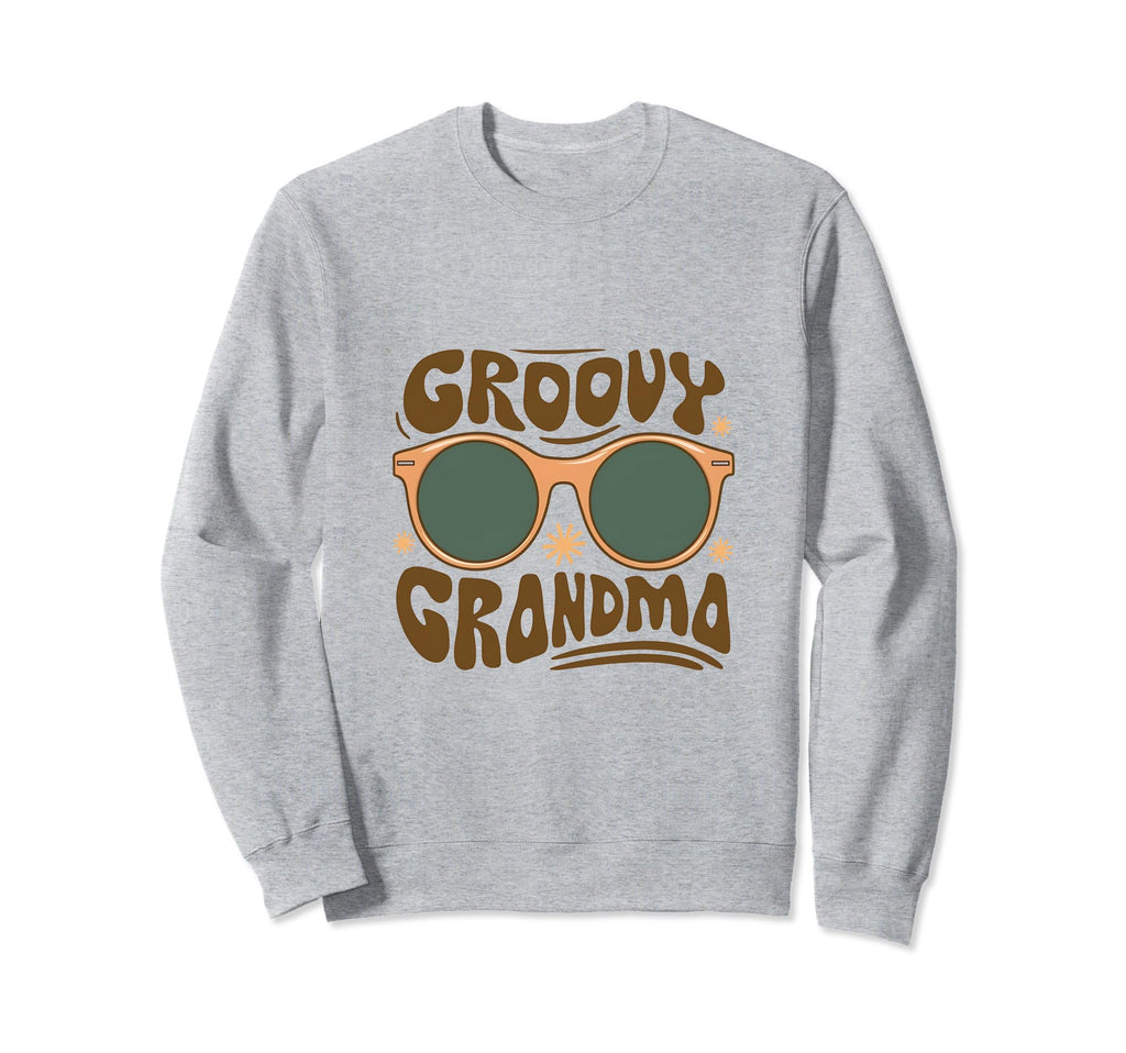 Flower Power Hippie Groovy Grandma Sweatshirt - Trendy Graphic for Adults - T-Shirt, Sweatshirt, Hoodie