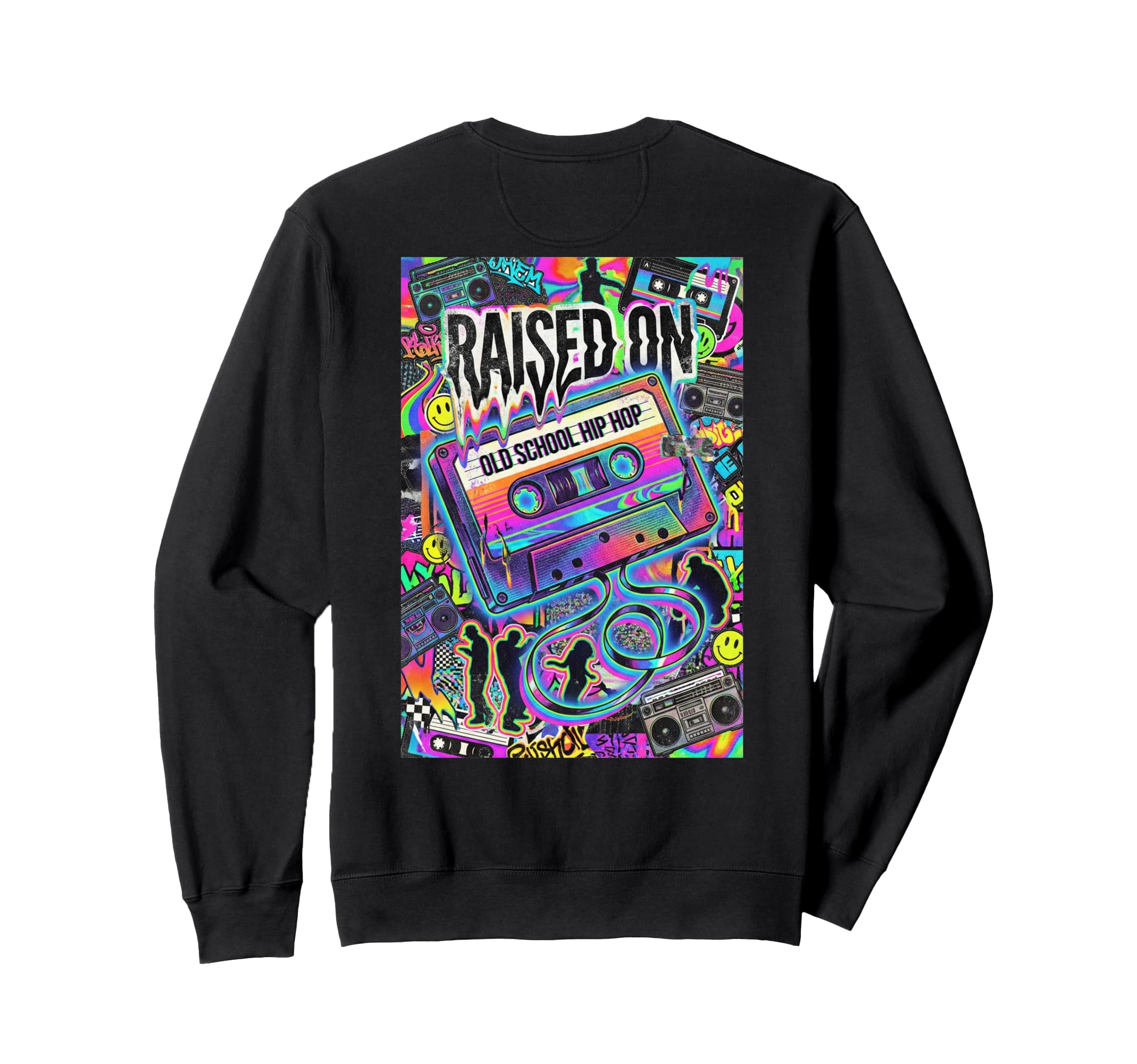 80S 90S 00S Streetwear Rap Playlist Sweatshirt - Custom Art Print Unisex - T-Shirt, Sweatshirt, Hoodie