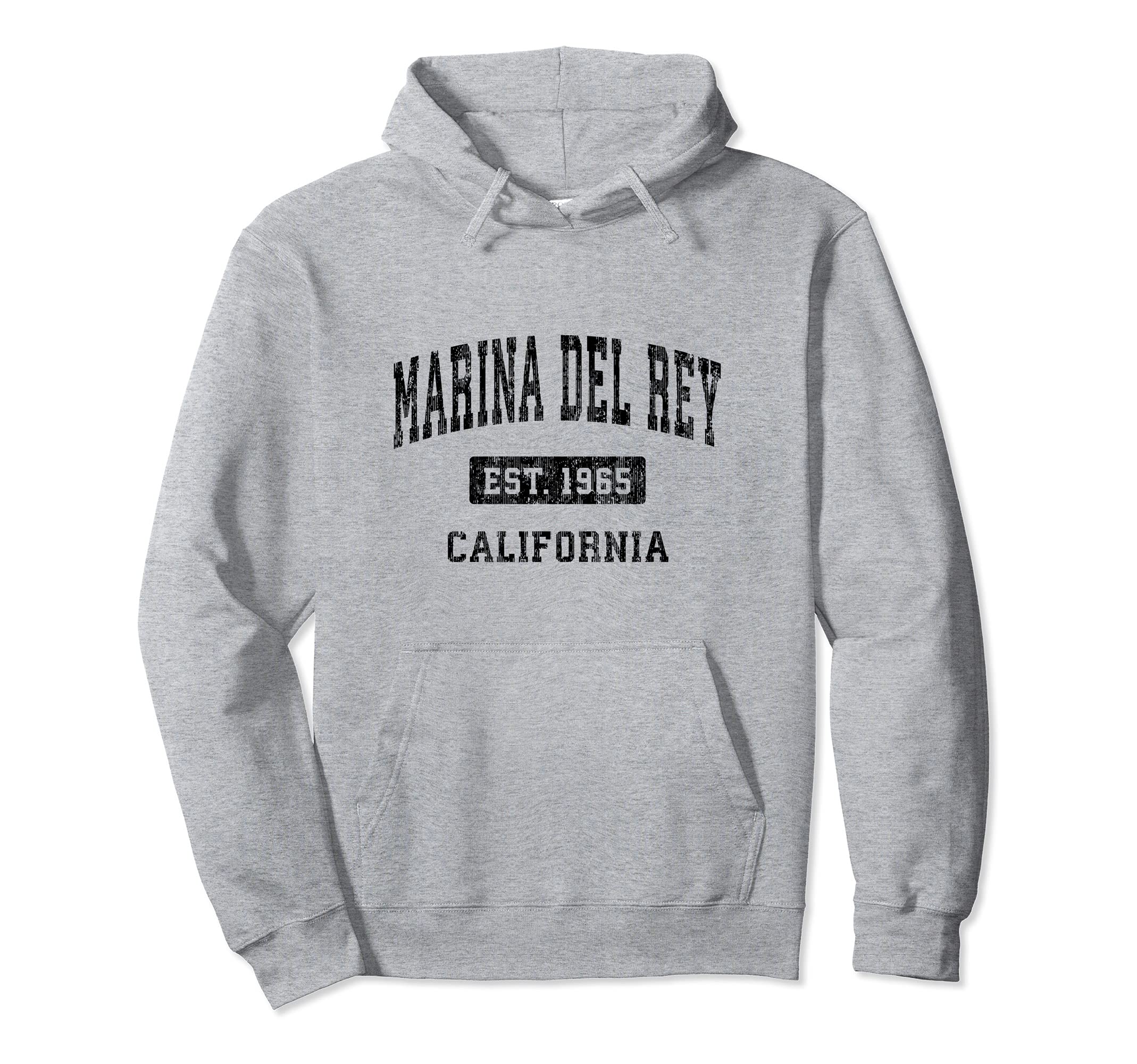 Marina Del Rey California Ca Sports Hoodie - Custom Art Print Men Women - T-Shirt, Sweatshirt, Hoodie