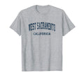 West Sacramento California Ca T-Shirt - Fun Novelty Design for Adults - T-Shirt, Sweatshirt, Hoodie