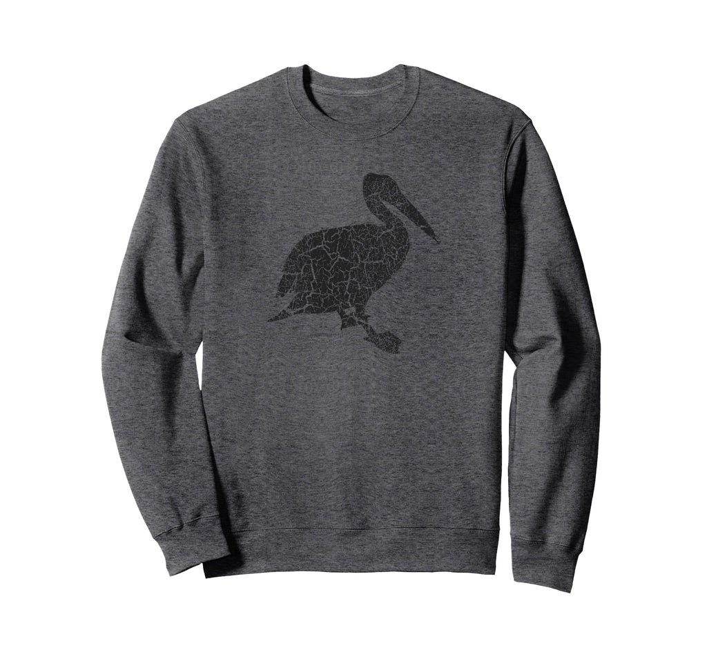 Pelican Distressed Pelican Sweatshirt - Trendy Graphic Unisex - T-Shirt, Sweatshirt, Hoodie