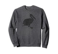 Pelican Distressed Pelican Sweatshirt - Trendy Graphic Unisex - T-Shirt, Sweatshirt, Hoodie