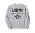 Ballpark Mom Funny Baseball Sweatshirt - Trendy Graphic for Adults - T-Shirt, Sweatshirt, Hoodie