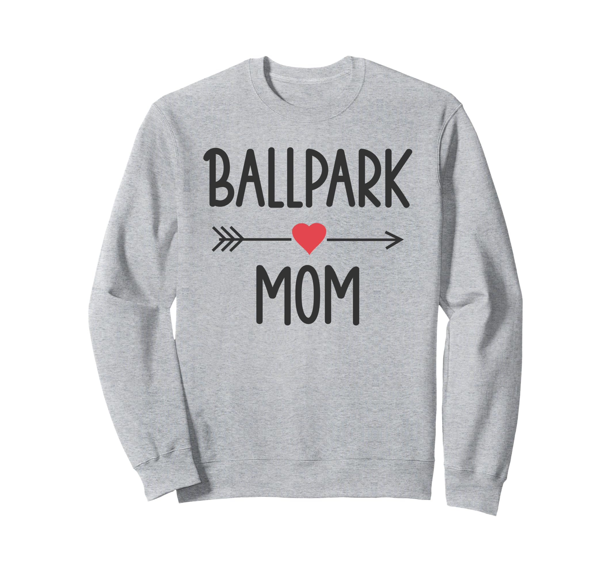 Ballpark Mom Funny Baseball Sweatshirt - Trendy Graphic for Adults - T-Shirt, Sweatshirt, Hoodie