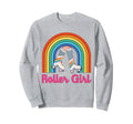 70S 80S Skating Roller Skates Sweatshirt - Streetwear Style Unisex - T-Shirt, Sweatshirt, Hoodie