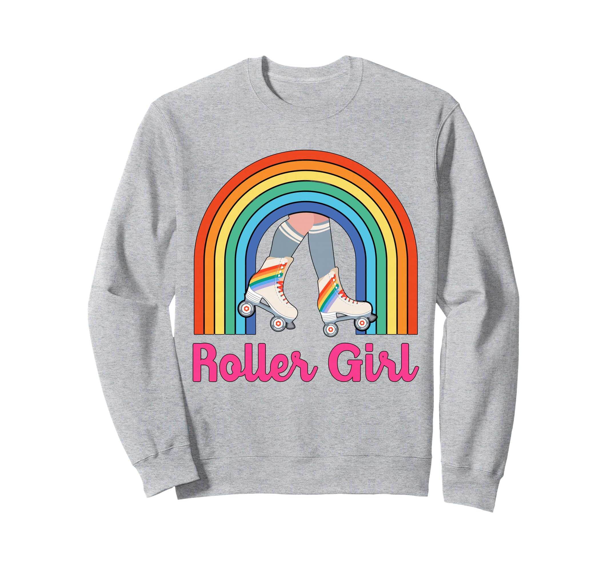 70S 80S Skating Roller Skates Sweatshirt - Streetwear Style Unisex - T-Shirt, Sweatshirt, Hoodie