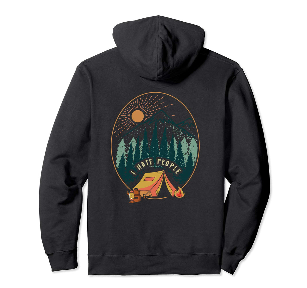 I Hate People Boho Hoodie - Trendy Graphic for Adults - T-Shirt, Sweatshirt, Hoodie