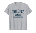 Chicopee Massachusetts Ma Sports Navy T-Shirt - Unique Graphic Unisex - T-Shirt, Sweatshirt, Hoodie