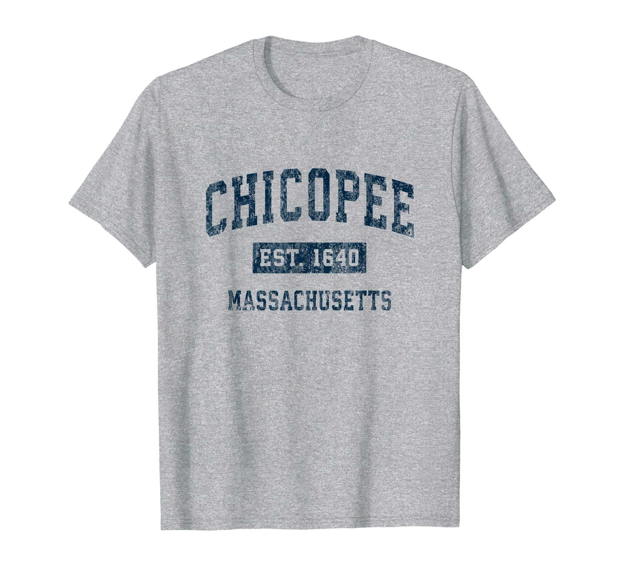 Chicopee Massachusetts Ma Sports Navy T-Shirt - Unique Graphic Unisex - T-Shirt, Sweatshirt, Hoodie