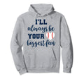 Biggest Fan Baseball Moms Softball Hoodie - Aesthetic Graphic for Adults - T-Shirt, Sweatshirt, Hoodie
