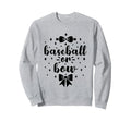 Baseball Or Bow Gender Reveal Future Sweatshirt - Minimalist Print Unisex - T-Shirt, Sweatshirt, Hoodie