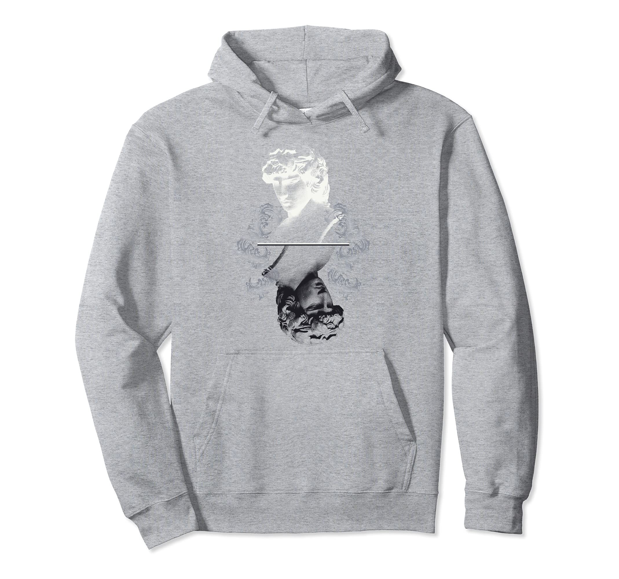 Vaporwave Aesthetic 80S 90S Statue Hoodie - Custom Art Print Unisex - T-Shirt, Sweatshirt, Hoodie