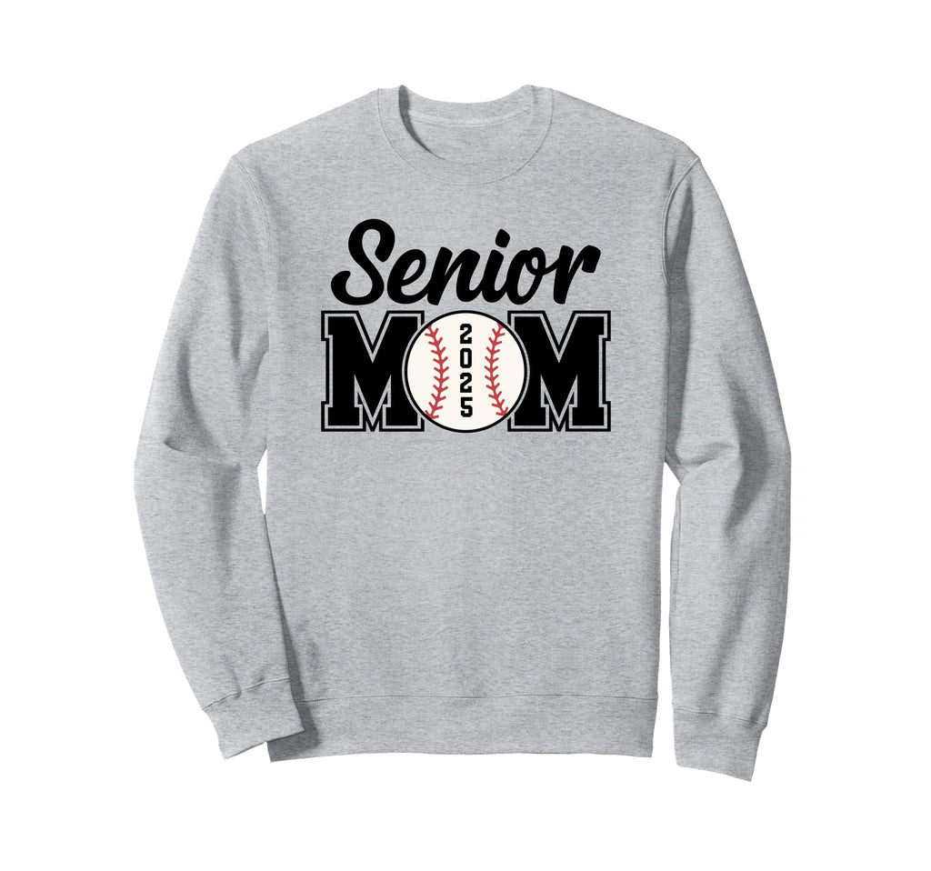 Baseball Mom Senior 2025 Mama Sweatshirt - Custom Art Print Unisex - T-Shirt, Sweatshirt, Hoodie