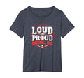 Loud And Proud Baseball Dad Fan T-Shirt - Novelty Apparel Men Women - T-Shirt, Sweatshirt, Hoodie