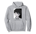 Anti Social Text Vaporwave Anime Hoodie - Custom Art Print for Adults - T-Shirt, Sweatshirt, Hoodie