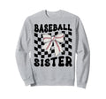 Baseball Sister Coquette Bow Funny Sweatshirt - Novelty Apparel Men Women - T-Shirt, Sweatshirt, Hoodie