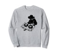 Cowboy Dj Turntable Cassette Tape Sweatshirt - Streetwear Style Unisex - T-Shirt, Sweatshirt, Hoodie