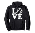 Baseball Love Hoodie - Minimalist Print Unisex - T-Shirt, Sweatshirt, Hoodie