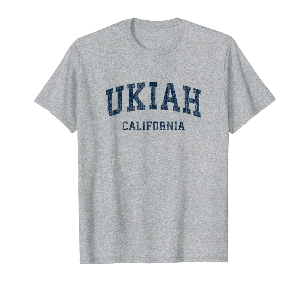 Ukiah California Ca Varsity Sports T-Shirt - Fun Novelty Design Men Women - T-Shirt, Sweatshirt, Hoodie