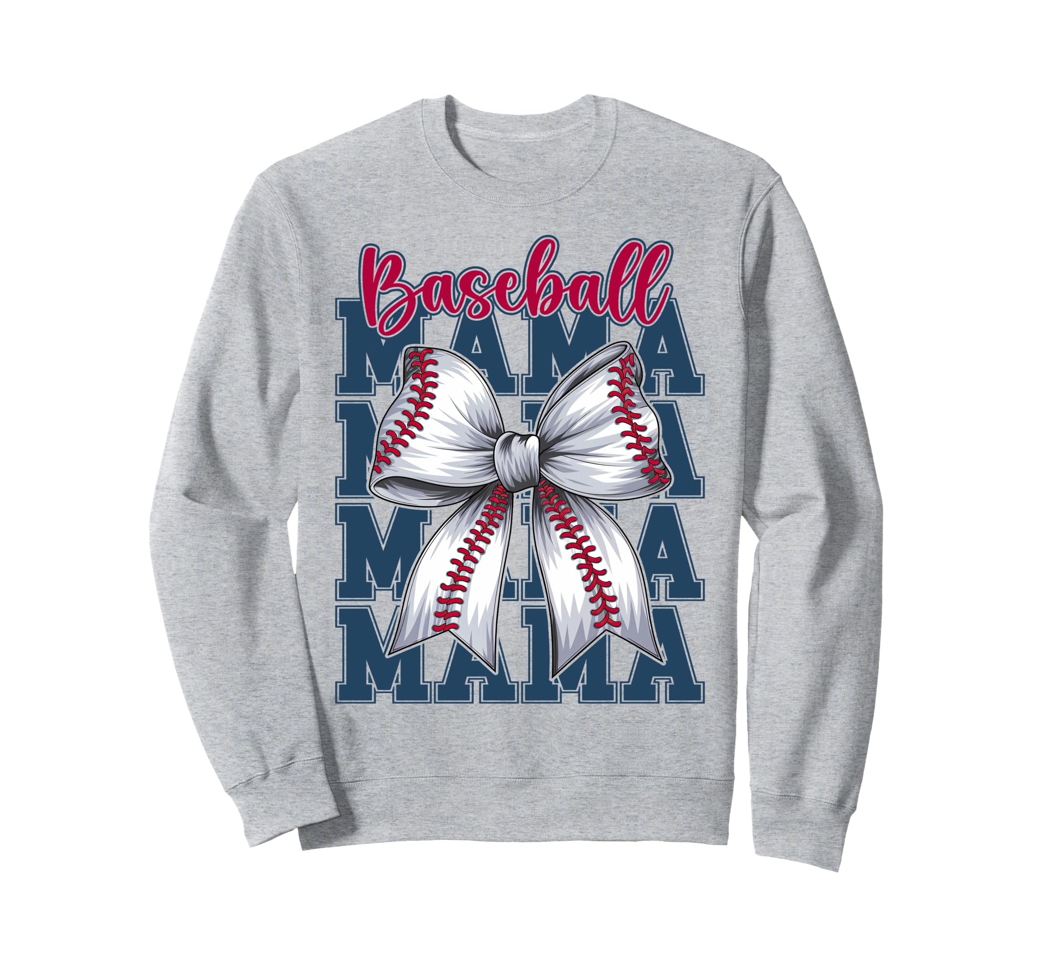 Baseball Coquette Bow Baseball Mama Sweatshirt - Fun Novelty Design Unisex - T-Shirt, Sweatshirt, Hoodie
