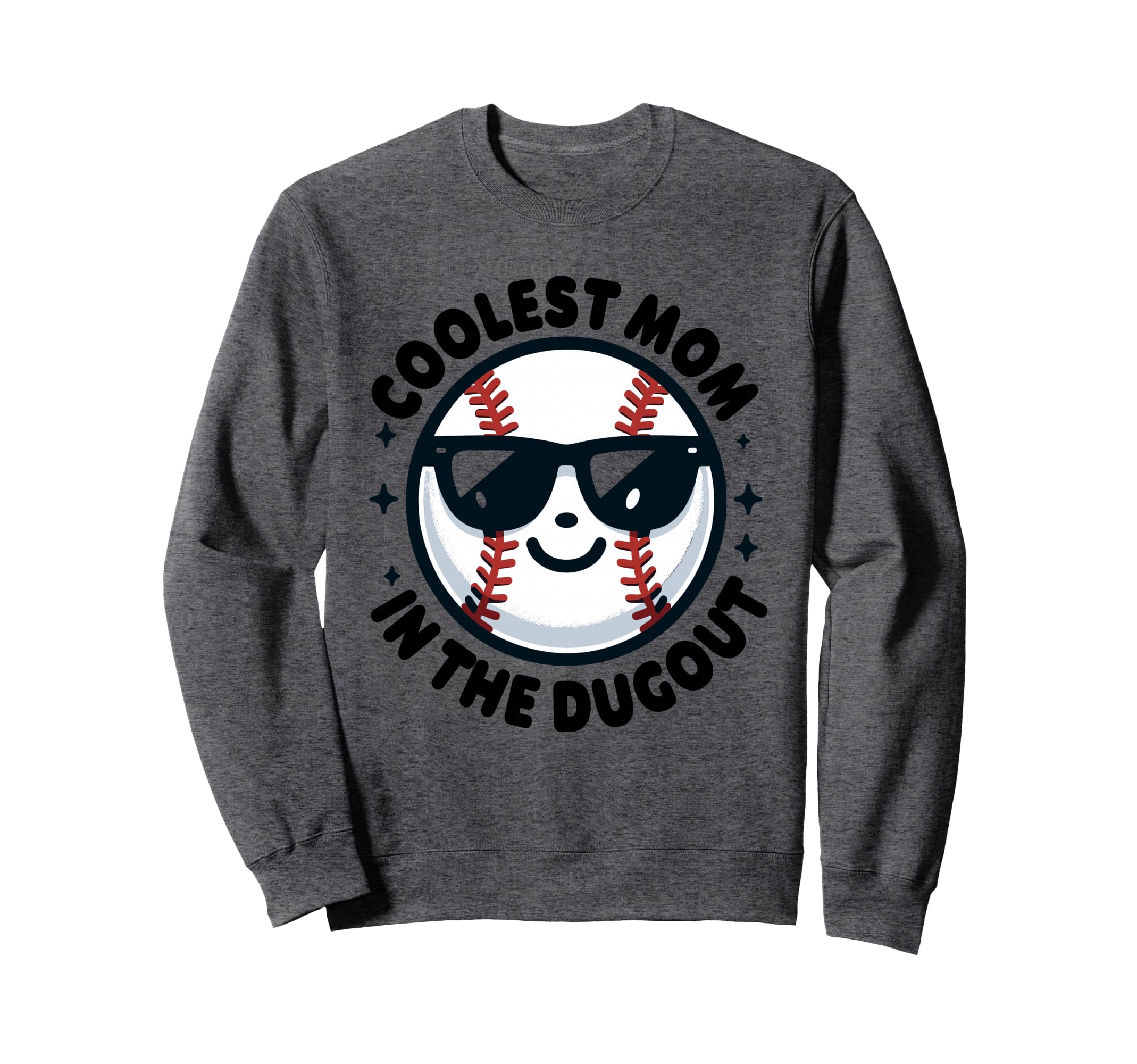 Coolest Mom Dugout Dugout Mom Sweatshirt - Casual Everyday Wear for Adults - T-Shirt, Sweatshirt, Hoodie