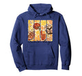 Fall Sports Fan Boho Flower Football Helmet Hoodie - Unique Graphic Unisex - T-Shirt, Sweatshirt, Hoodie
