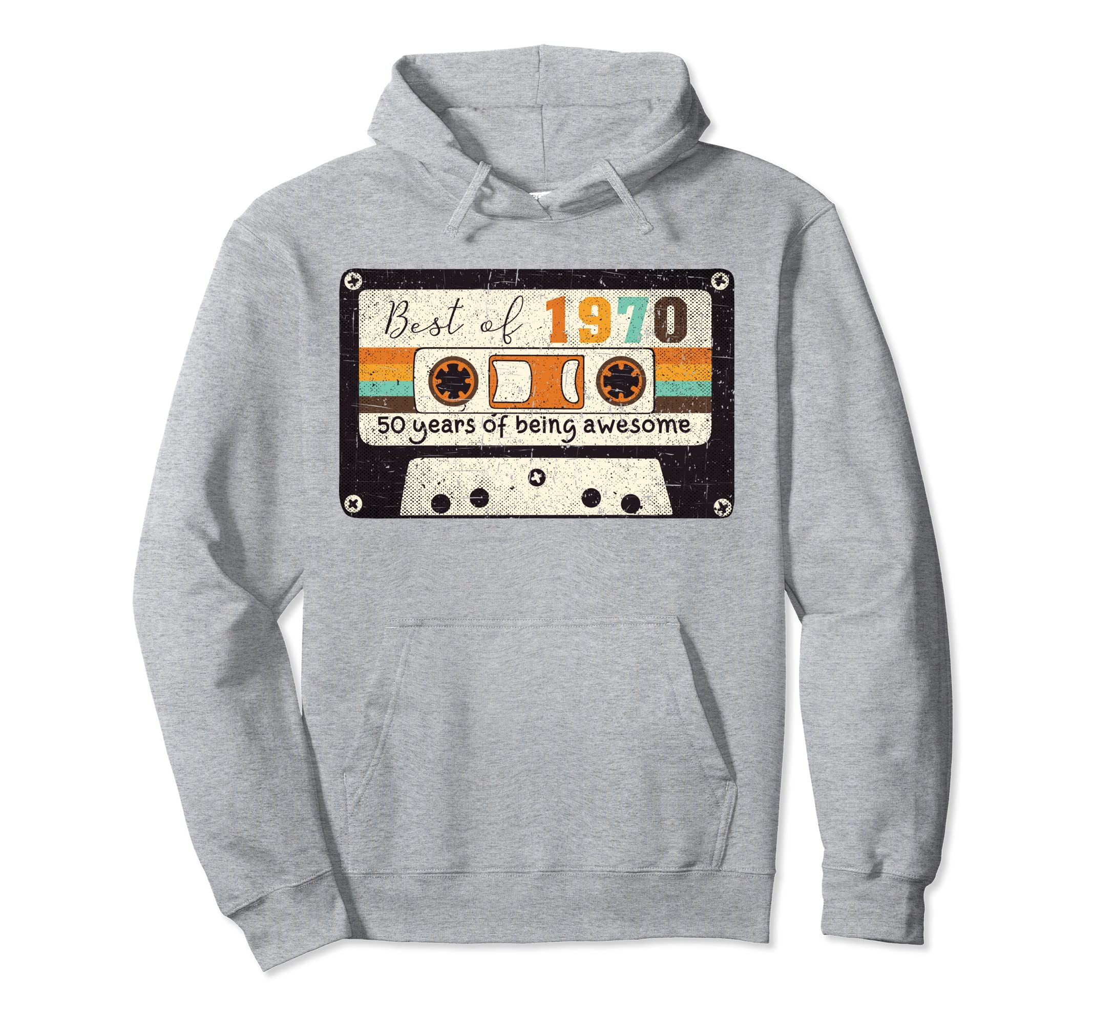 Best 1970 50Th Birthday Gifts Cassette Hoodie - Streetwear Style Men Women - T-Shirt, Sweatshirt, Hoodie