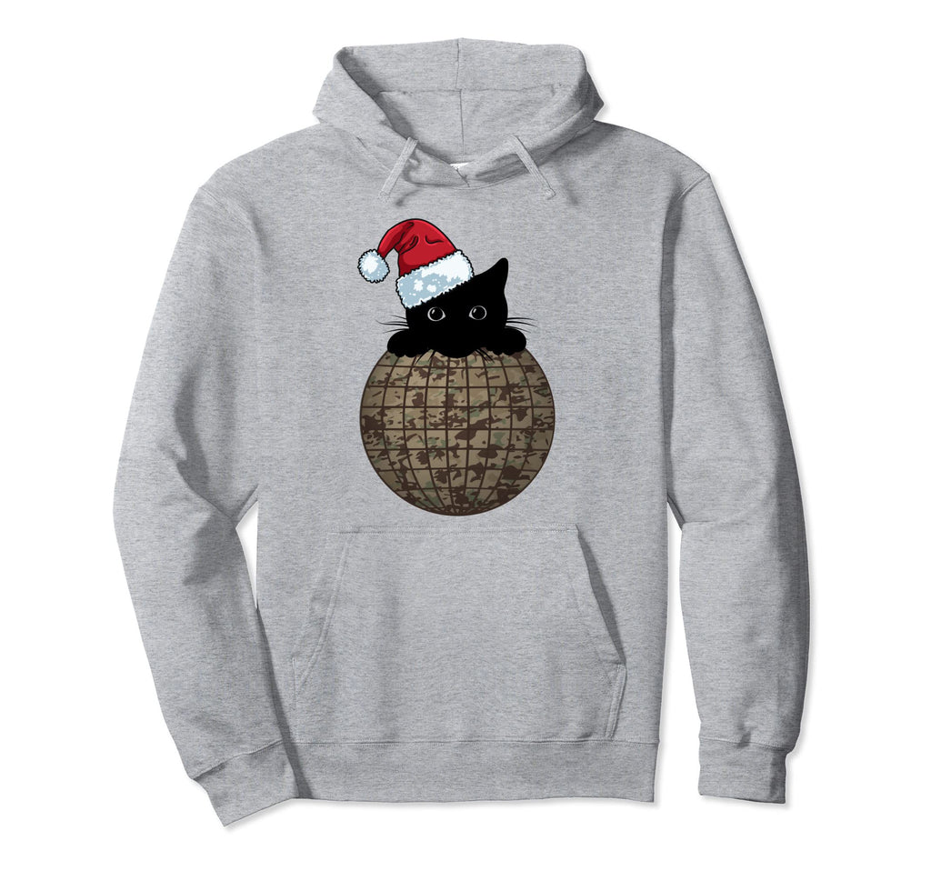 Aesthetic Disco Ball Camo Black Cat Hoodie - Minimalist Print Men Women - T-Shirt, Sweatshirt, Hoodie