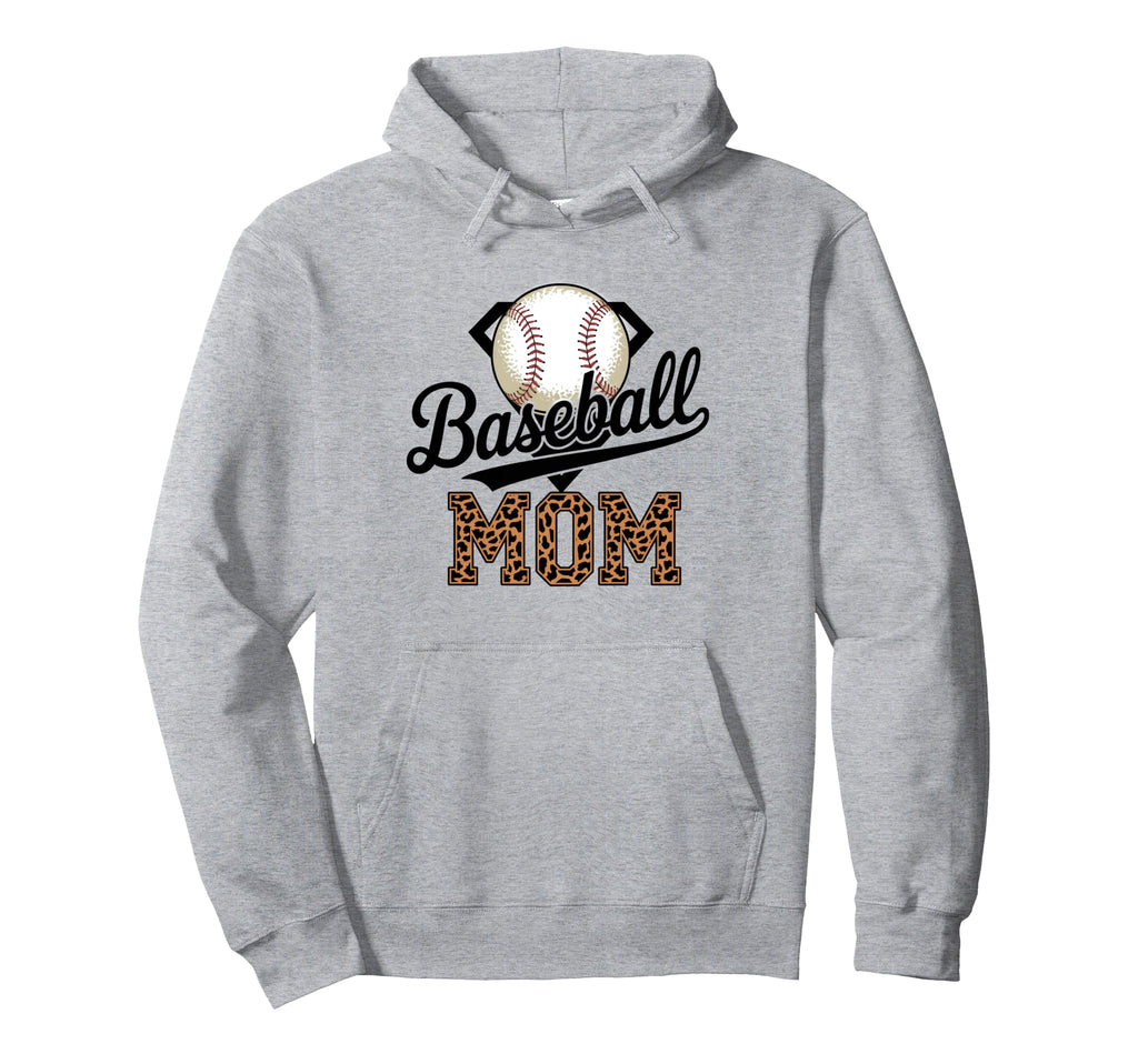 American Baseball Mom Mama Hoodie - Trendy Graphic for Adults - T-Shirt, Sweatshirt, Hoodie