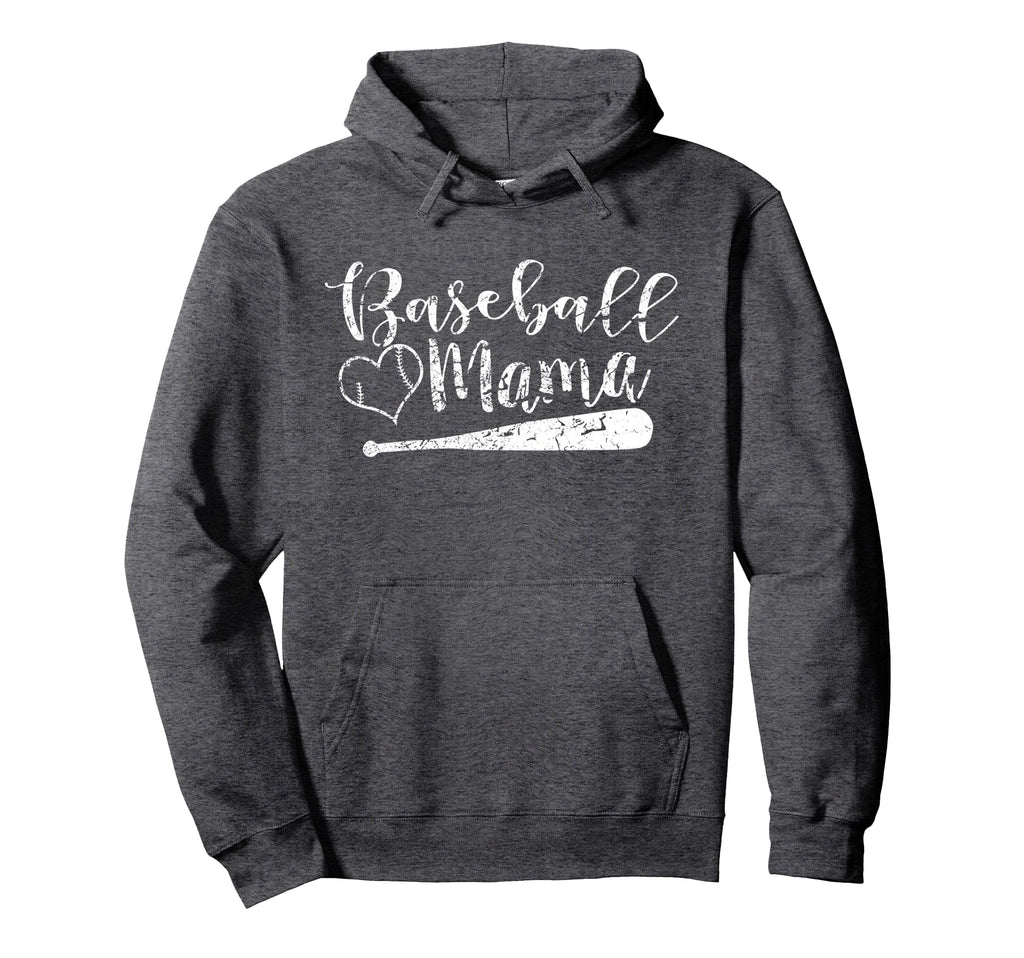 Baseball Mama Baseball Mama Bat Hoodie - Trendy Graphic Men Women - T-Shirt, Sweatshirt, Hoodie